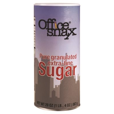 SUGAR, RECLOSABLE CANISTER 20 OZ